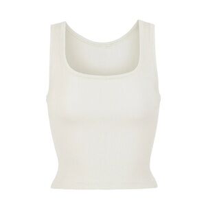 SKIMS cotton rib tank size small in Bone
